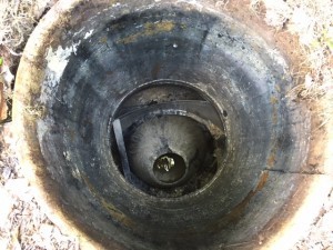 Blog septic tank collapsed baffle